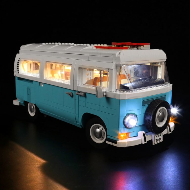 10279 Volkswagen T2 Camper Van LED lighting Kit (Remote Control Version ...